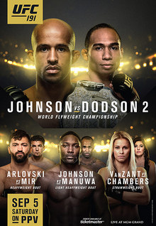 UFC 191: Johnson vs. Dodson 2 poster