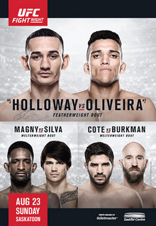 UFC Fight Night: Holloway vs. Oliveira poster