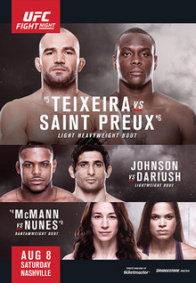 UFC Fight Night: Teixeira vs. Saint Preux poster