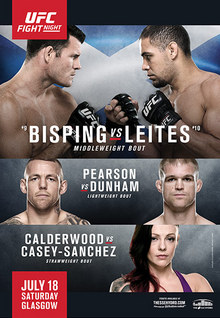 UFC Fight Night: Bisping vs. Leites poster