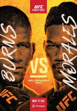 UFC Fight Night: Burns vs. Morales poster
