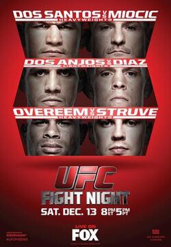 UFC on Fox: dos Santos vs. Miocic poster