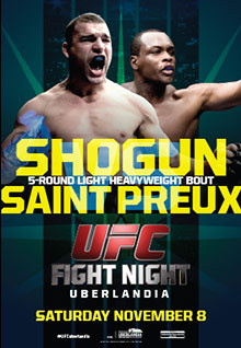 UFC Fight Night: Shogun vs. Saint Preux poster