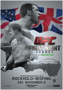 UFC Fight Night: Rockhold vs. Bisping poster