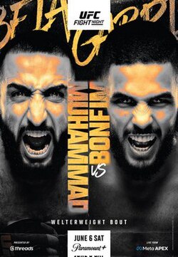 UFC Fight Night: Muhammad vs. Bonfim poster