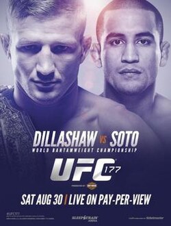 UFC 177: Dillashaw vs. Soto poster