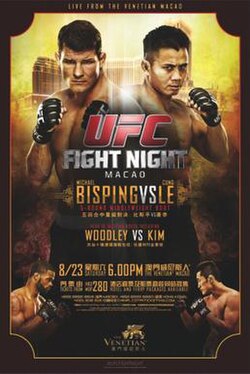 UFC Fight Night: Bisping vs. Le poster