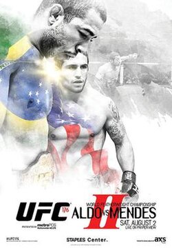 UFC 176: Aldo vs. Mendes II poster