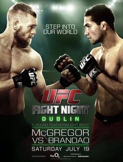 UFC Fight Night: McGregor vs. Brandão poster