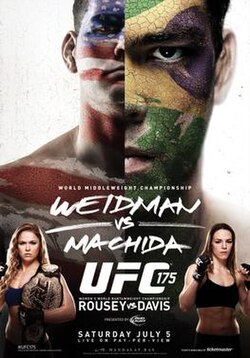 UFC 175: Weidman vs. Machida poster