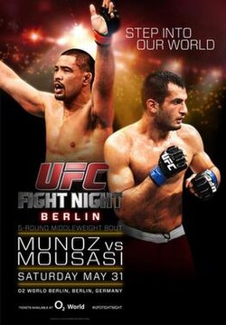 UFC Fight Night: Muñoz vs. Mousasi poster