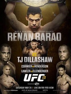 UFC 173: Barão vs. Dillashaw poster