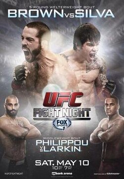 UFC Fight Night: Brown vs. Silva poster