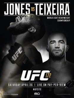 UFC 172: Jones vs. Teixeira poster