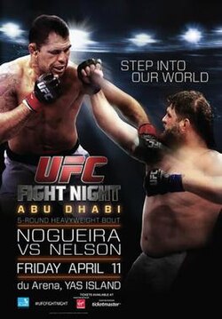 UFC Fight Night: Nogueira vs. Nelson poster
