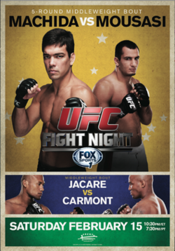 UFC Fight Night: Machida vs. Mousasi poster
