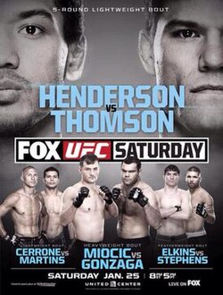 UFC on Fox: Henderson vs. Thomson poster