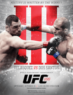 UFC 166: Velasquez vs. dos Santos III poster