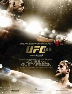 UFC 165: Jones vs. Gustafsson poster