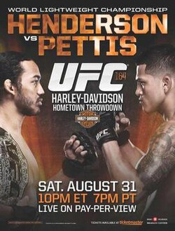 UFC 164: Henderson vs. Pettis 2 poster