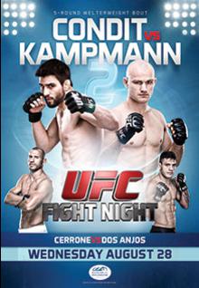 UFC Fight Night: Condit vs. Kampmann 2 poster