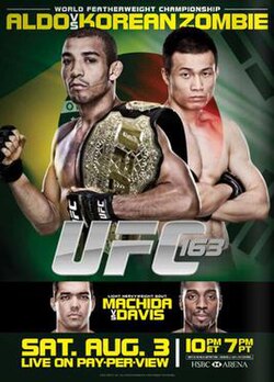 UFC 163: Aldo vs. Korean Zombie poster