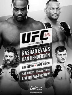 UFC 161: Evans vs. Henderson poster