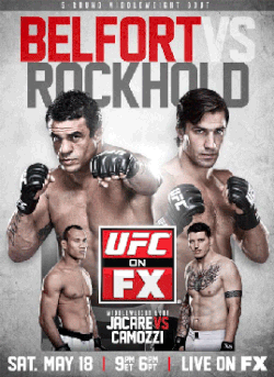 UFC on FX: Belfort vs. Rockhold poster