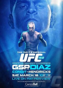 UFC 158: St-Pierre vs. Diaz poster
