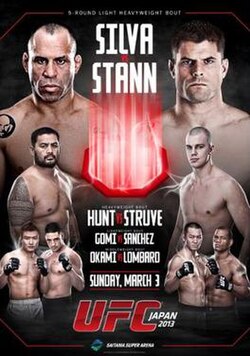 UFC on Fuel TV: Silva vs. Stann poster