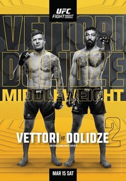 UFC Fight Night: Vettori vs. Dolidze 2 poster