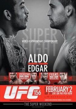 UFC 156: Aldo vs. Edgar poster