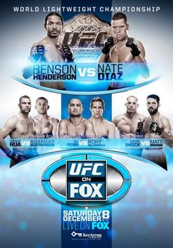 UFC on Fox: Henderson vs. Diaz poster