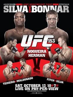 UFC 153: Silva vs. Bonnar poster