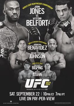 UFC 152: Jones vs. Belfort poster