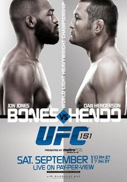 UFC 151: Jones vs. Henderson poster