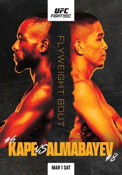 UFC Fight Night: Kape vs. Almabayev poster