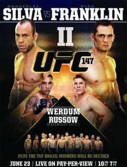 UFC 147: Silva vs. Franklin II poster