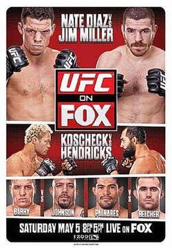 UFC on Fox: Diaz vs. Miller poster