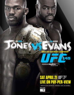UFC 145: Jones vs. Evans poster