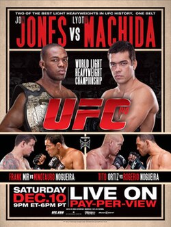 UFC 140: Jones vs. Machida poster