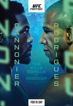 UFC Fight Night: Cannonier vs. Rodrigues poster