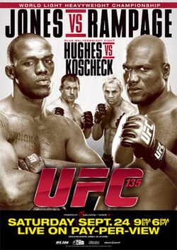 UFC 135: Jones vs. Rampage poster