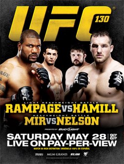 UFC 130: Rampage vs. Hamill poster