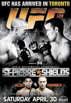 UFC 129: St-Pierre vs. Shields poster