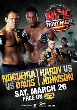 UFC Fight Night: Nogueira vs. Davis poster