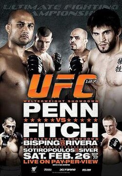 UFC 127: Penn vs. Fitch poster
