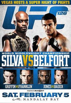 UFC 126: Silva vs. Belfort poster