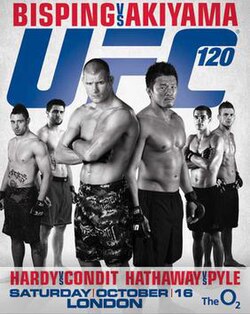 UFC 120: Bisping vs. Akiyama poster