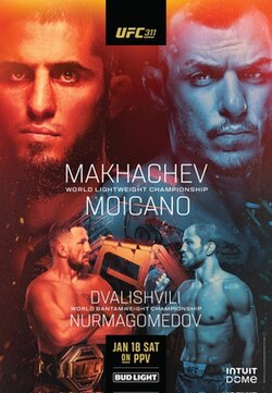 UFC 311: Makhachev vs. Moicano poster